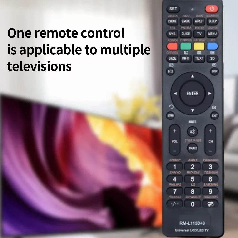 Universal RM-L1130+8 Remote Control For All Brand Smart Remo