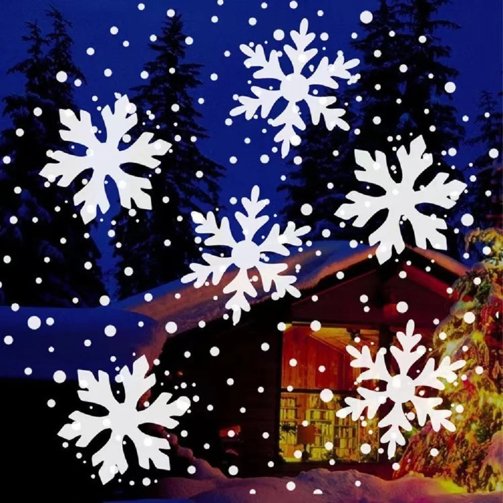 LED USB Snowflake Projector Holiday Lights Christmas Project