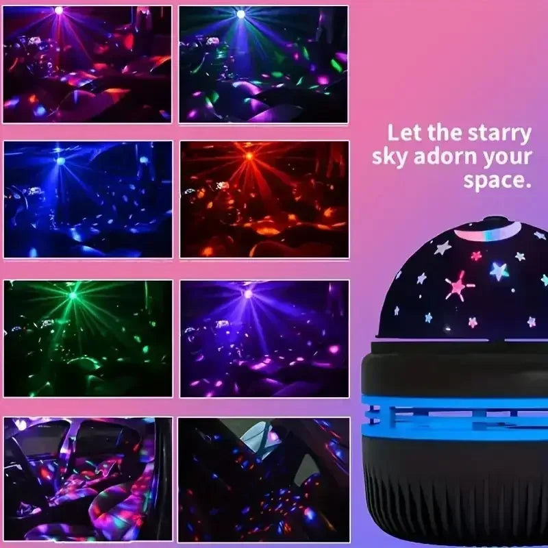 Galaxy Projector RGB Star Projector USB Powered Remote Contr