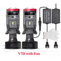 120W Auto Lamp Mini Lens LED H4 9003 HIB2 Bulbs Headlight Y7D Car Motorcycle Dual Projector Lens LED Automotive Moto 12V 24V