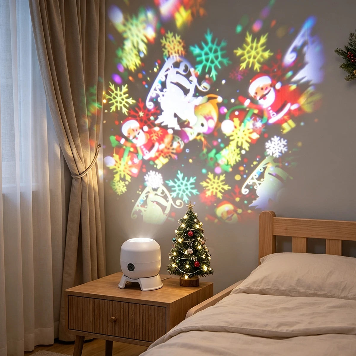 Christmas Projector Light 22 Patterns Rotating LED Projectio