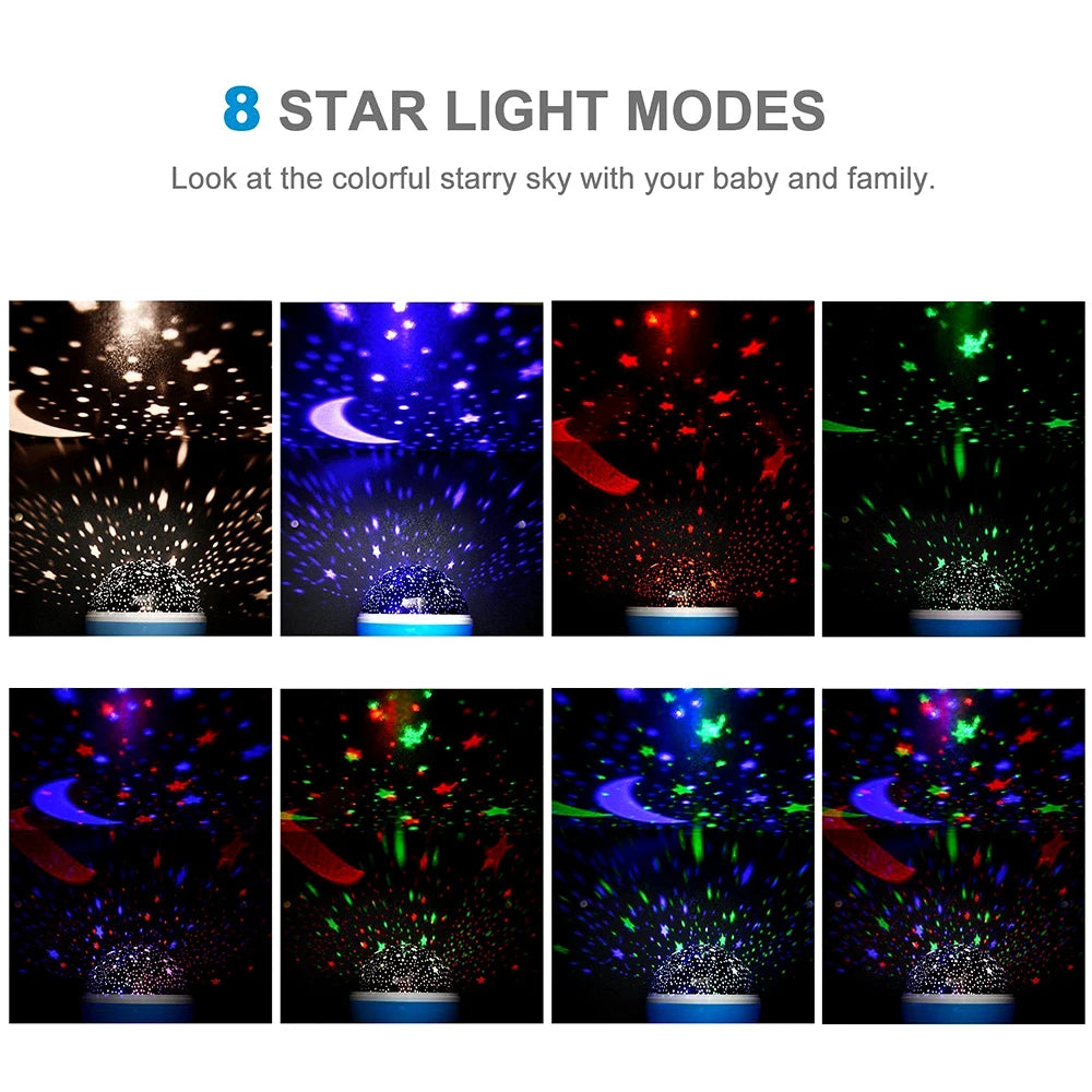 Night Lamp Projector Starry Sky Night Light Projector Baby L