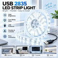 USB 2835 LED Light Strip High Brightness Cuttable Flexible E