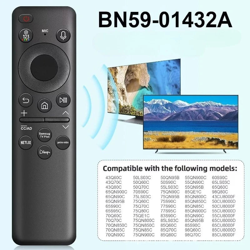 Remote Control for Samsung Smart TV BN59-01385A/B BN59-01432