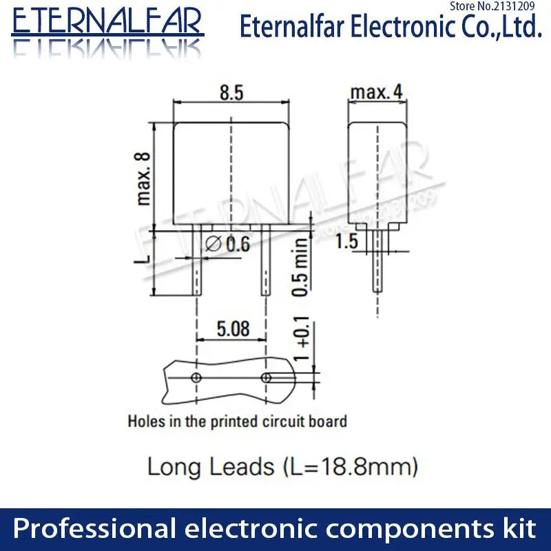 Square Fuse T50MA T500MA T1A T2.5A T3.15A T4A T5A T6.3A T8A 