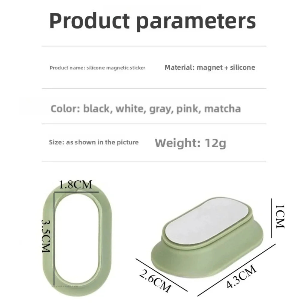 Magnetic Remote Control Holder Strong Self-Adhesive Wall Mou