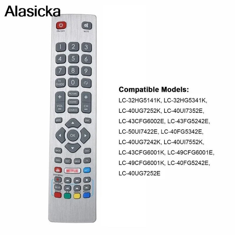 Universal Replacement Remote Control for Sharp Aquos TV IR R