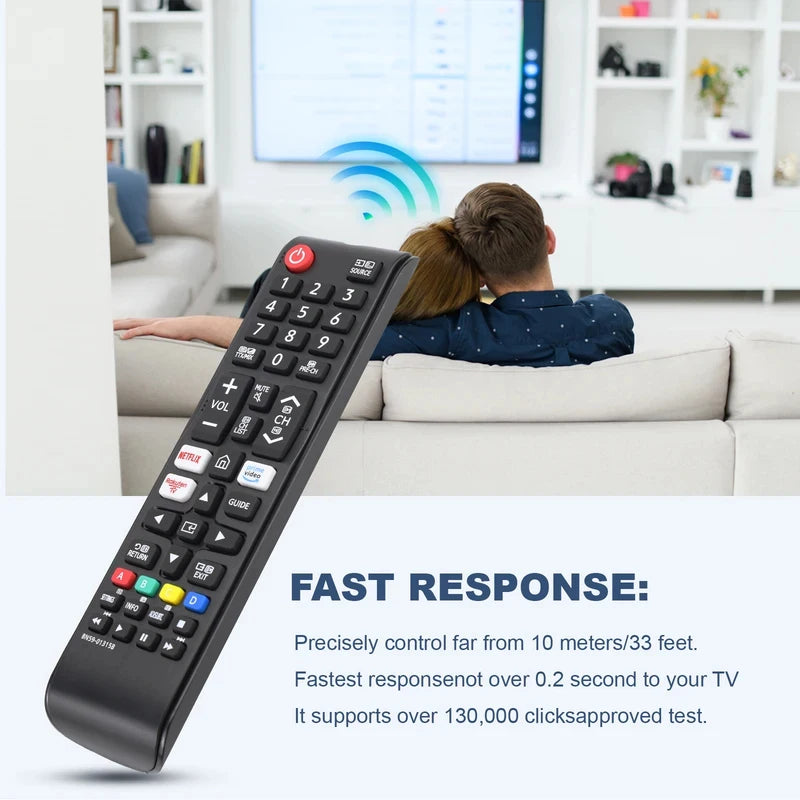 BN59-01315B Remote Replacement for Samsung Smart TV UE43RU71