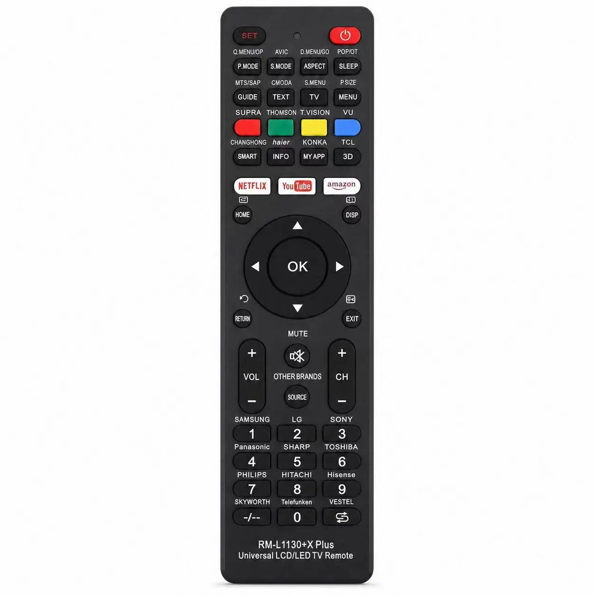 Universal Replacement Remote Control RM-L1130+X Plus for All