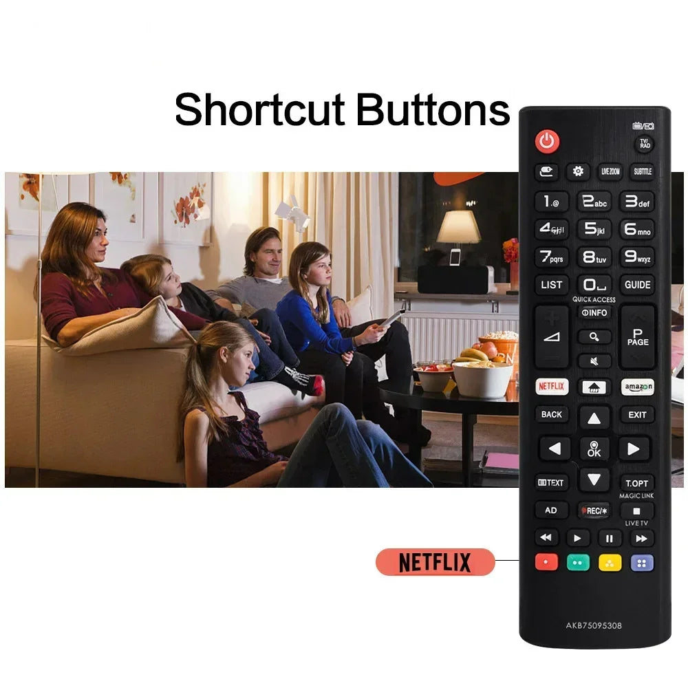 Smart TV Remote Control Replacement Netflix 43UJ6309 49UJ630