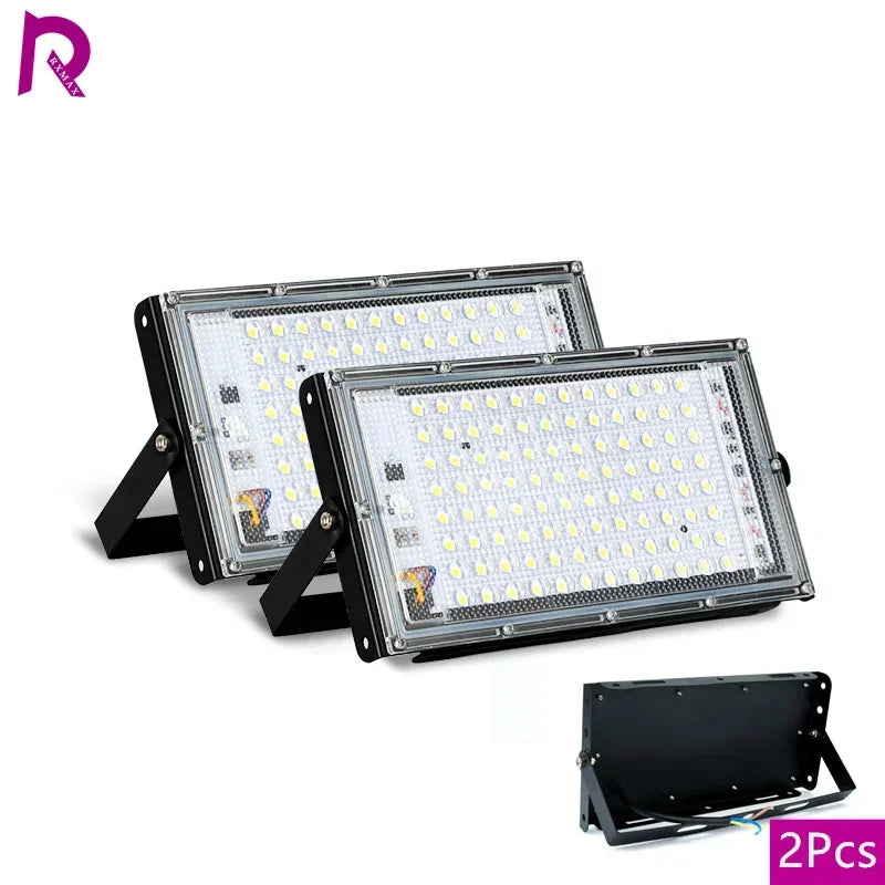 2pcs/lot Led Floodlight 50W 100W AC 110V 220V Outdoor Flood 