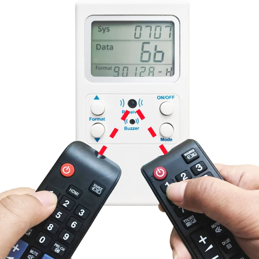 Universal IR Remote Control Decoder Tester Remote Control Te