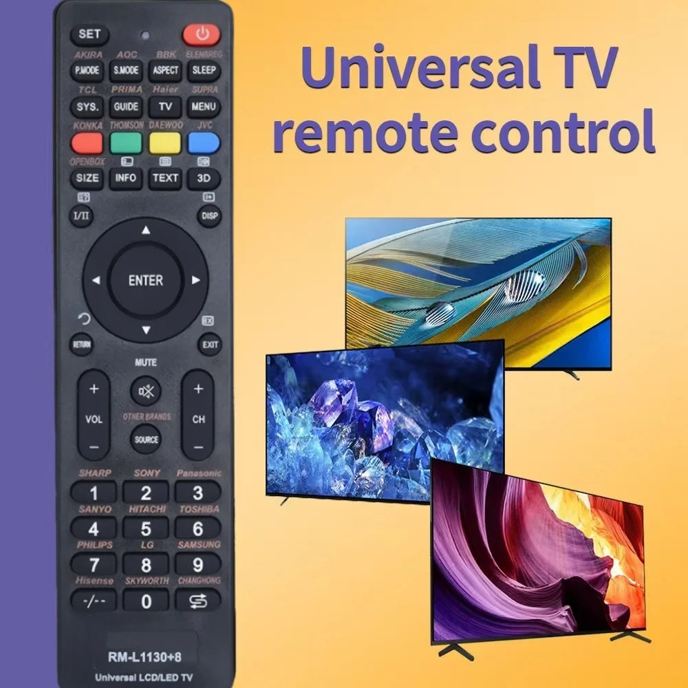 Universal RM-L1130+8 Remote Control For All Brand Smart Remo