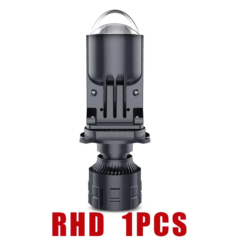 H4 Lens Headlights 160W 90000LM Auto Lamp Mini Lens LED 9003 HIB2 Bulbs Car Motorcycle Dual Projector Len LED Automotive 12V 24V