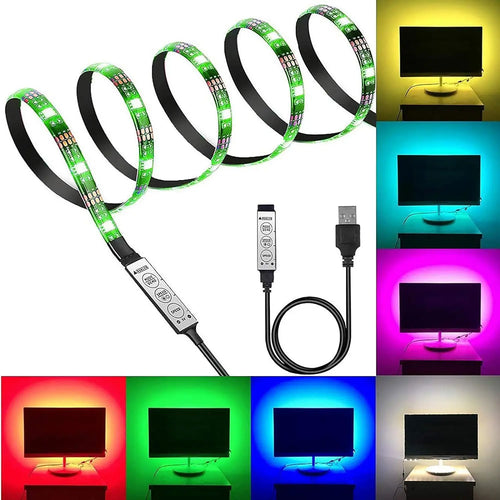 1 Roll of Low-Voltage 5V Light Strip 5050 Rgb Colorful Led L