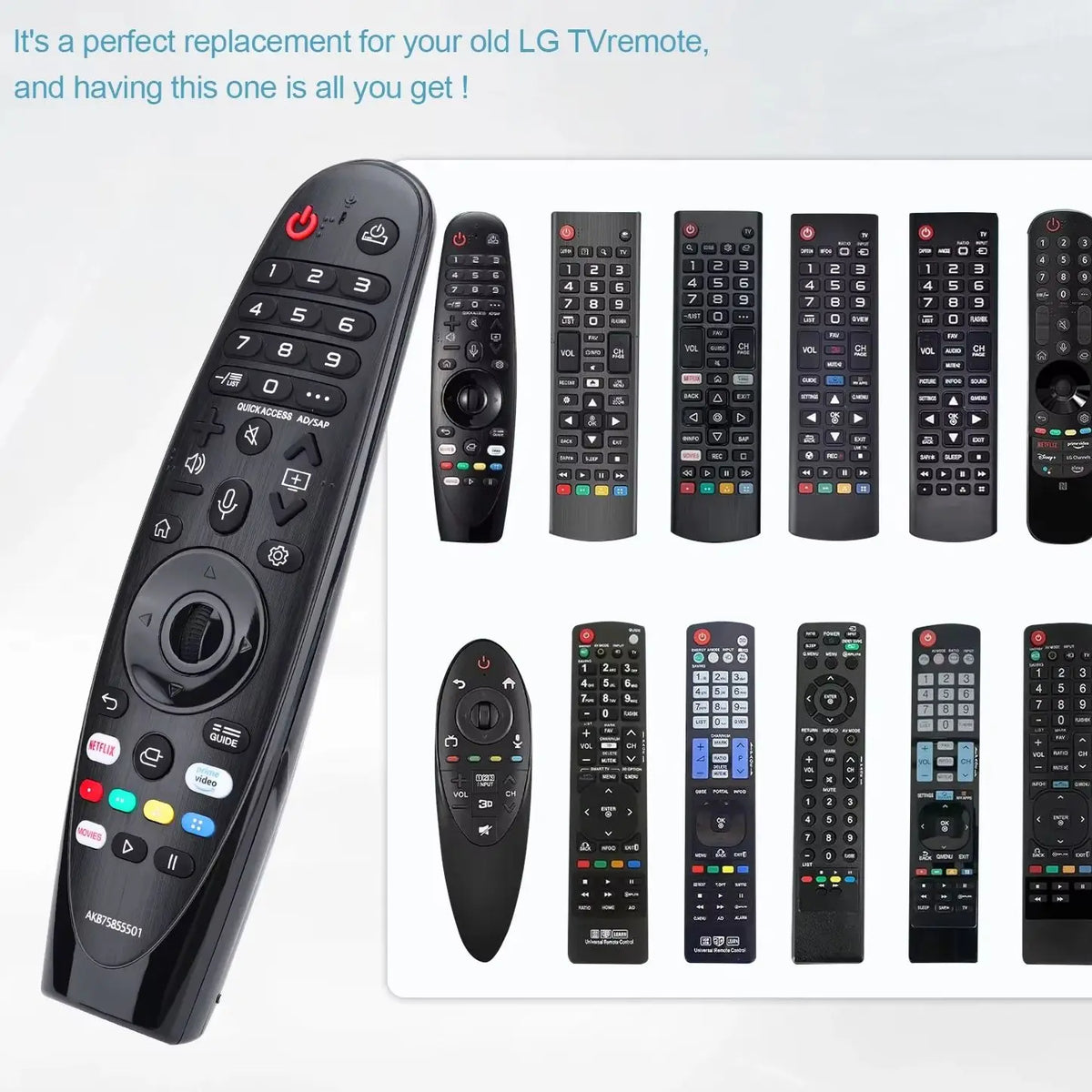 Universal Magic Voice Pointer Remote Replacement Controller 