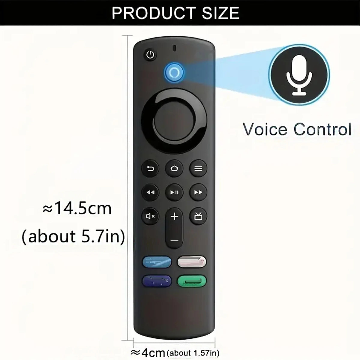 Voice-Controlled Remote Replacement for Amazon Fire TV Stick