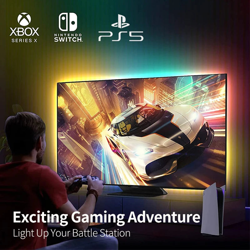 Ambient TV Backlight LED Sync to Screen 4K for 40-85 Inch Re
