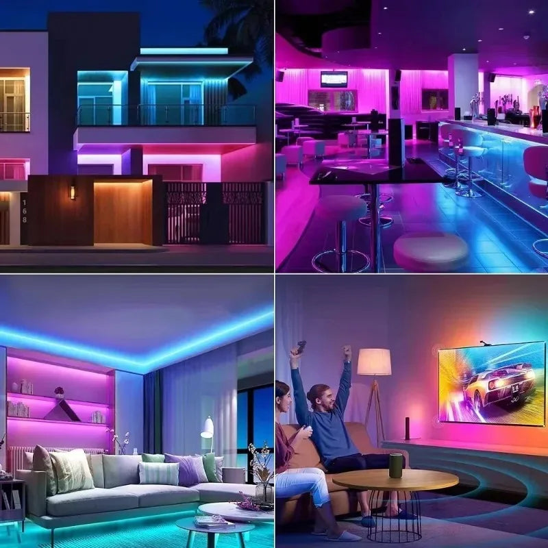 RGB LED Strip Light Intelligent Bluetooth Remote Control Rem