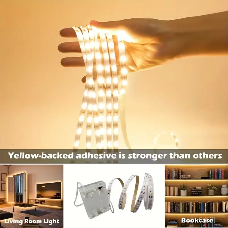 1 Flexible Led Light Strip Low Voltage 5V Battery Box Powere