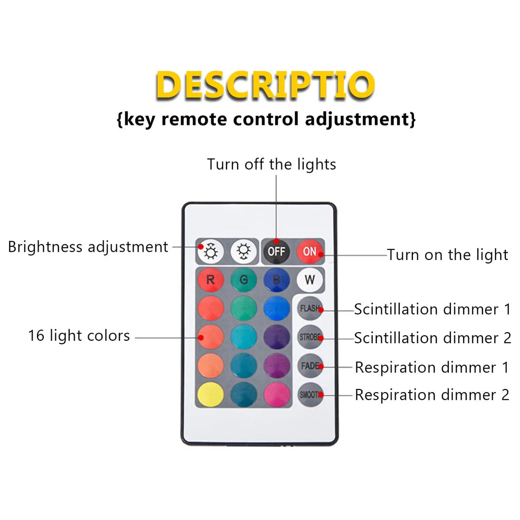 Ocean Wave Projector Light 16 Colors Midnight Aura Aurora Gl