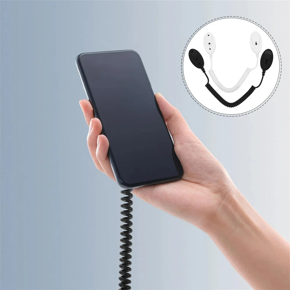 Magnetic Remote Control 1/2PCS Holder with Spring Ropes Anti