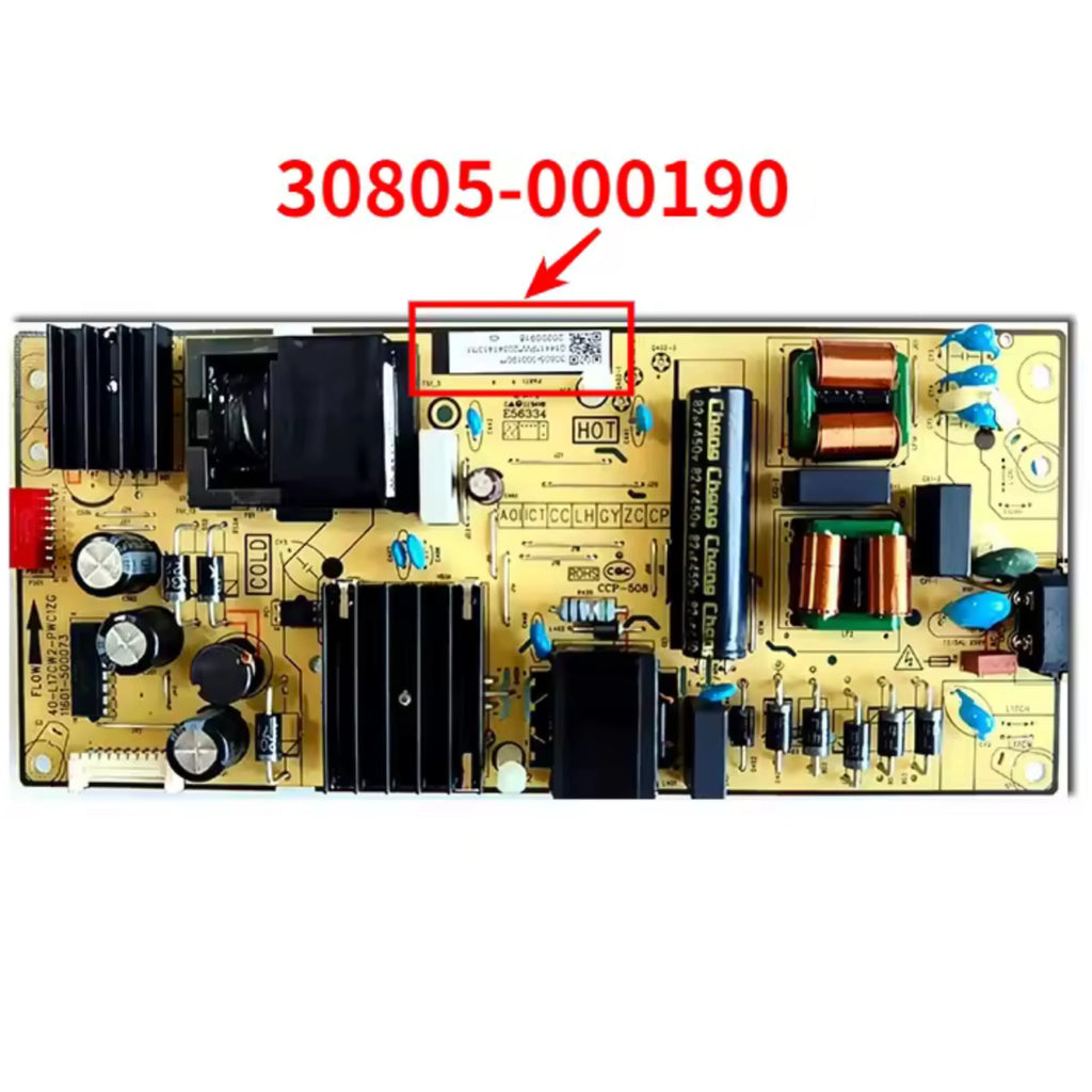 Original TCL 65V8E TV Power Board 40-L17CW2-PWC1ZG 11601-500