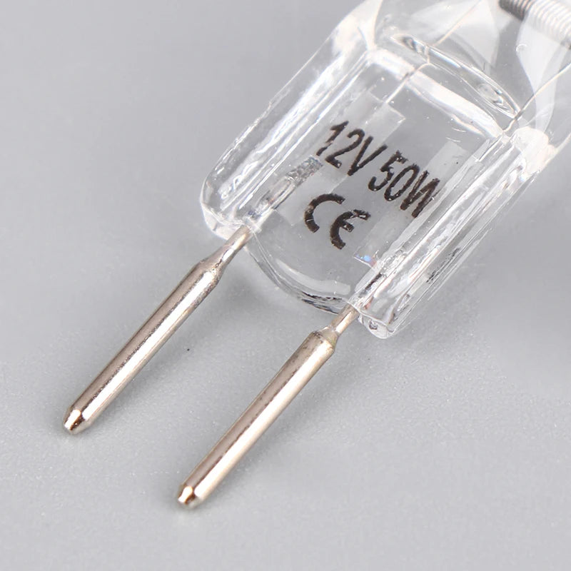 12V GY6.35 Halogen Lamp Beads 35W 50W 75W 100W Microscope Ac