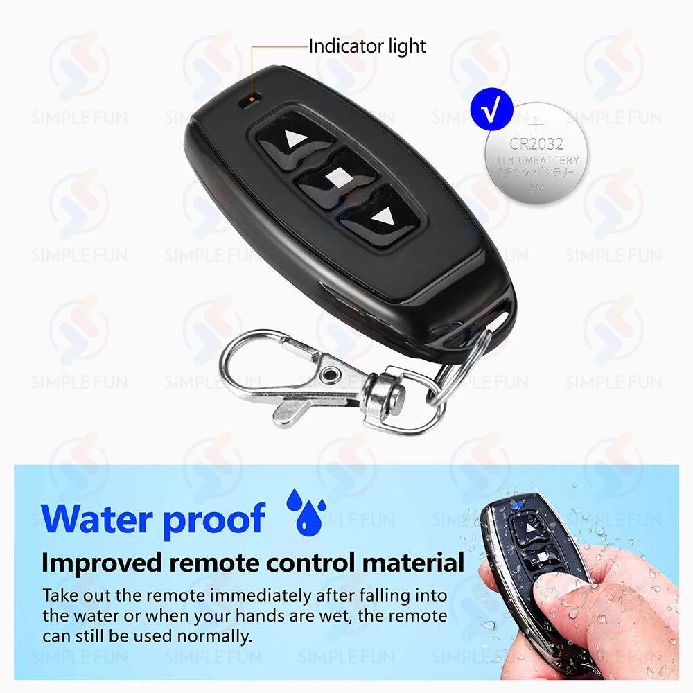 433Mhz 110V 220V Curtain Roller Shutter Wireless Switch and 