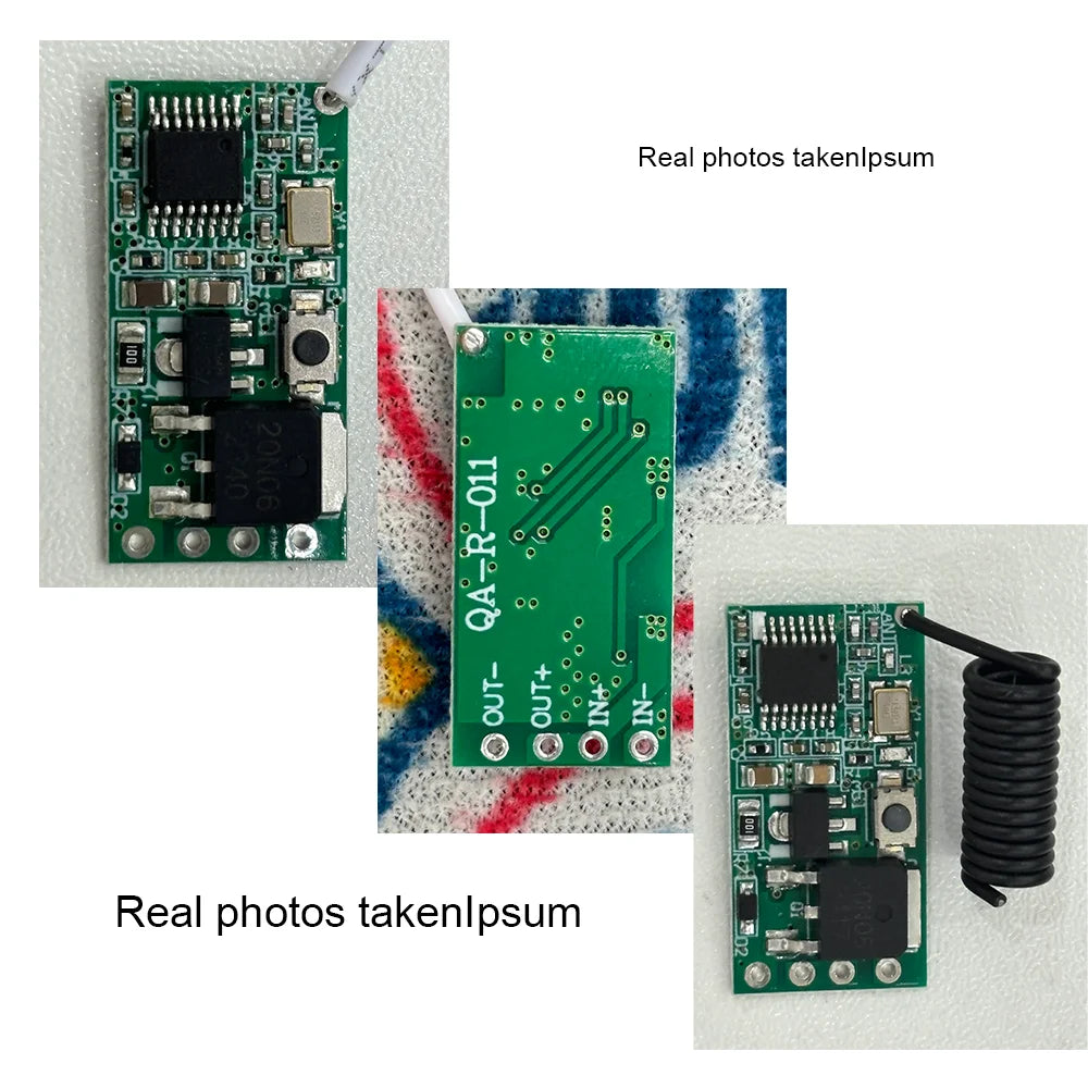 QIACHIP 5-20pcs 433.92Mhz Universal Wireless DC 3.6V-24V Rem