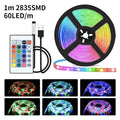 1m USB LED Strip Lights 60LEDs/m RGB Tape SMD 2835 With Remo