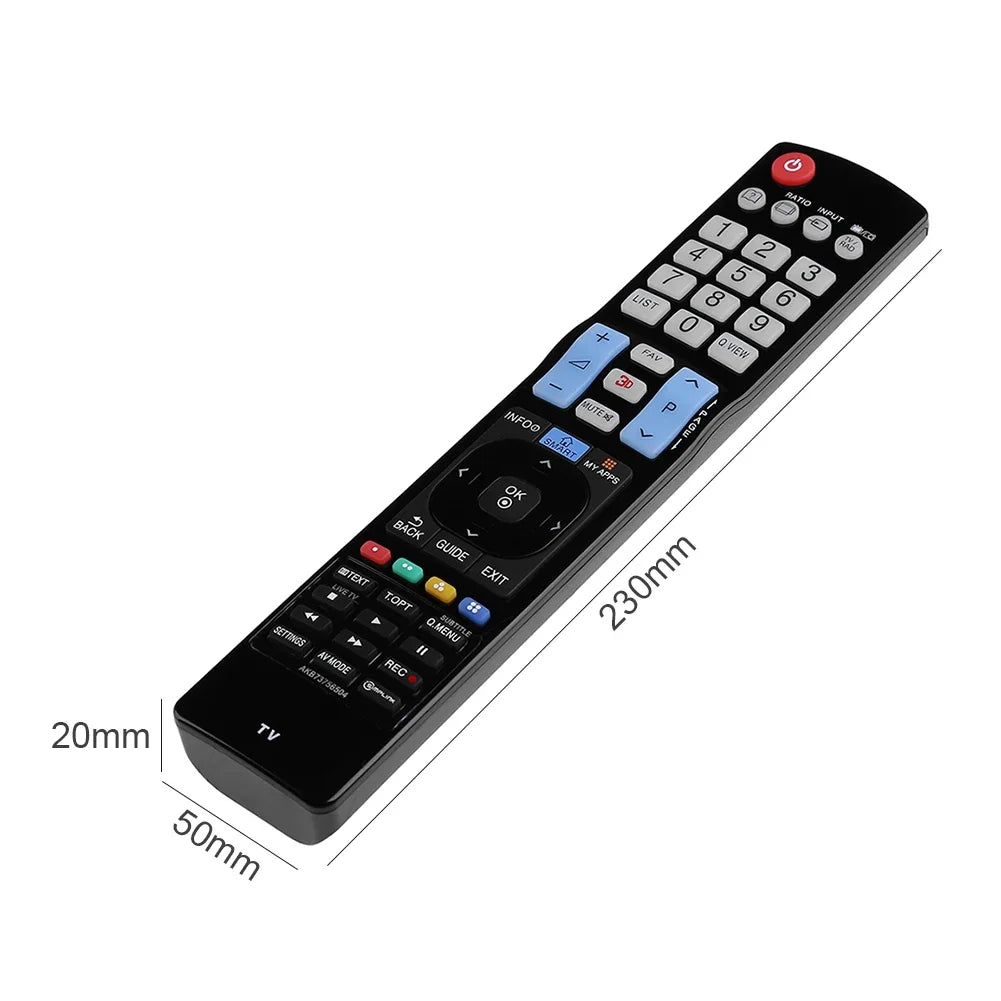 Universal Plastic LCD TV Remote Control Replacement for AKB7