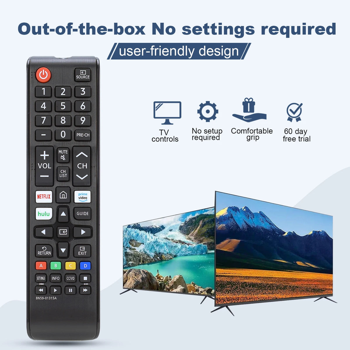 Universal Remote for All Samsung TV Remote Replacement Compa