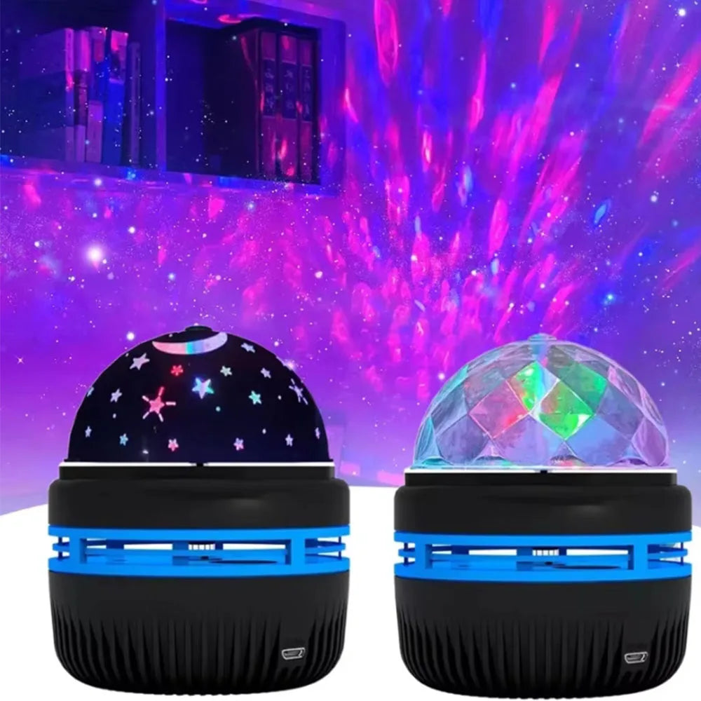 Galaxy Starry Sky Projector Light USB Remote Control Rotatin