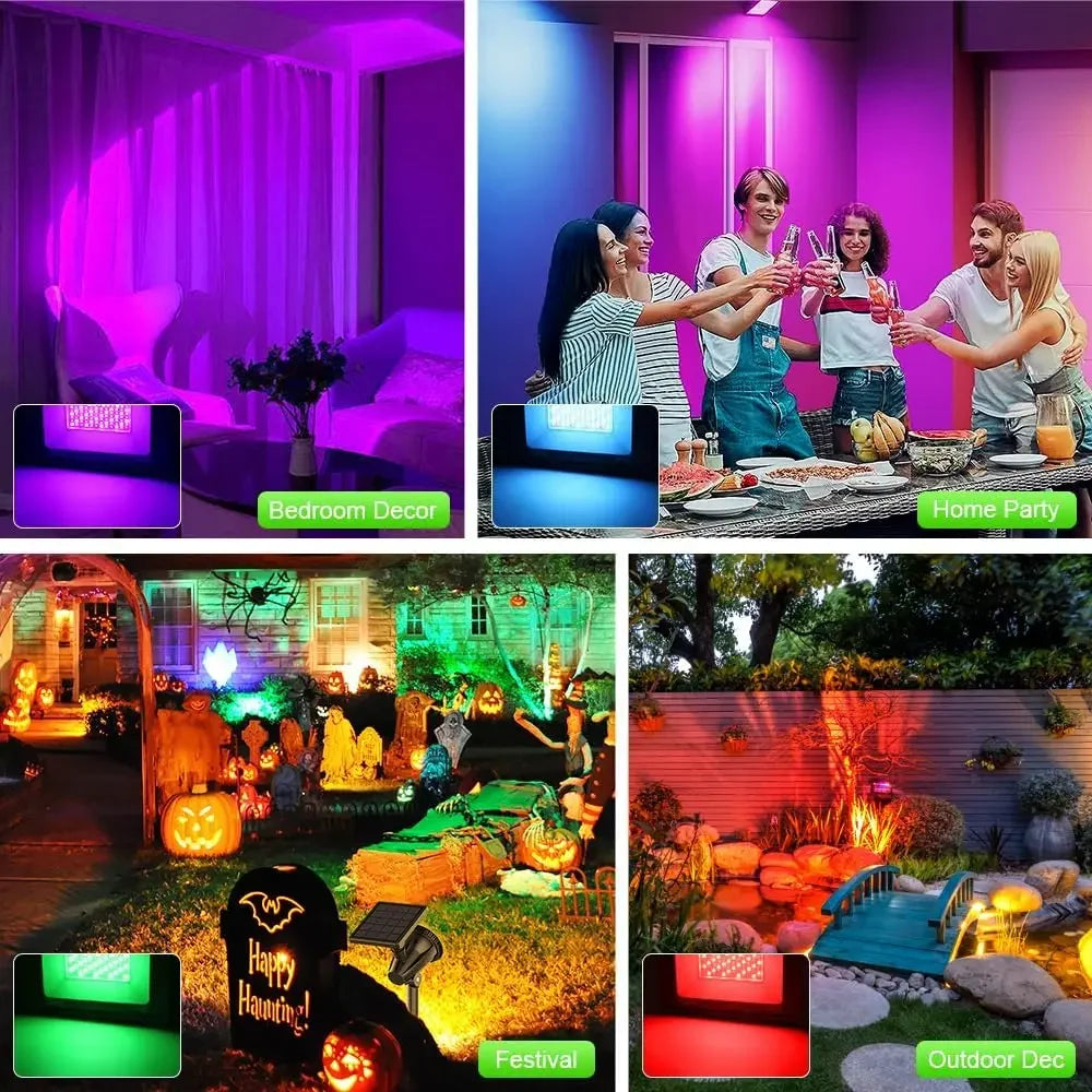 Rgb Outdoor Led Projector 220V Rgb Flood Light 10W 30W 100W 