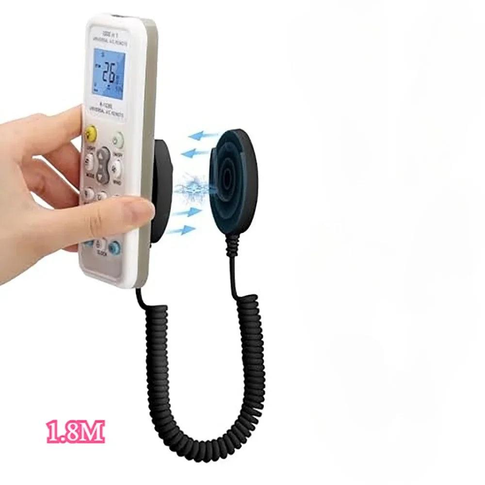 Anti-lost Retractable Security Cable 1/2PCS Magnetic Remote Control Holder with Spring Ropes Lock for TV Remote DVD Game Console
