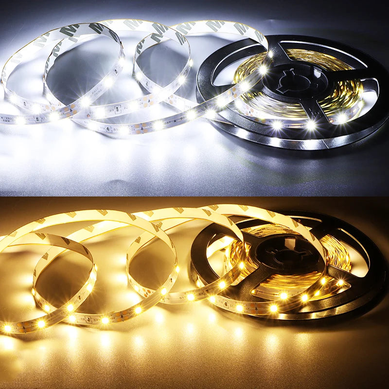 DC 5V USB LED Lights Strips 2835 White Warm White Strip LED 