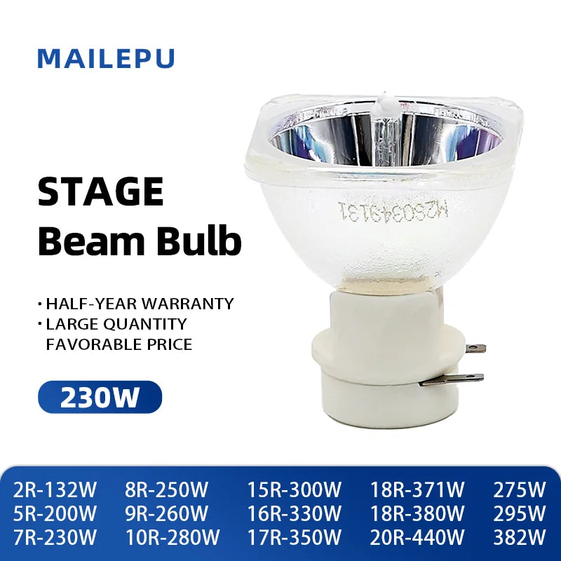 Stage Light 200W 5R / 7R 230W Metal Halide Lamp Moving Beam 
