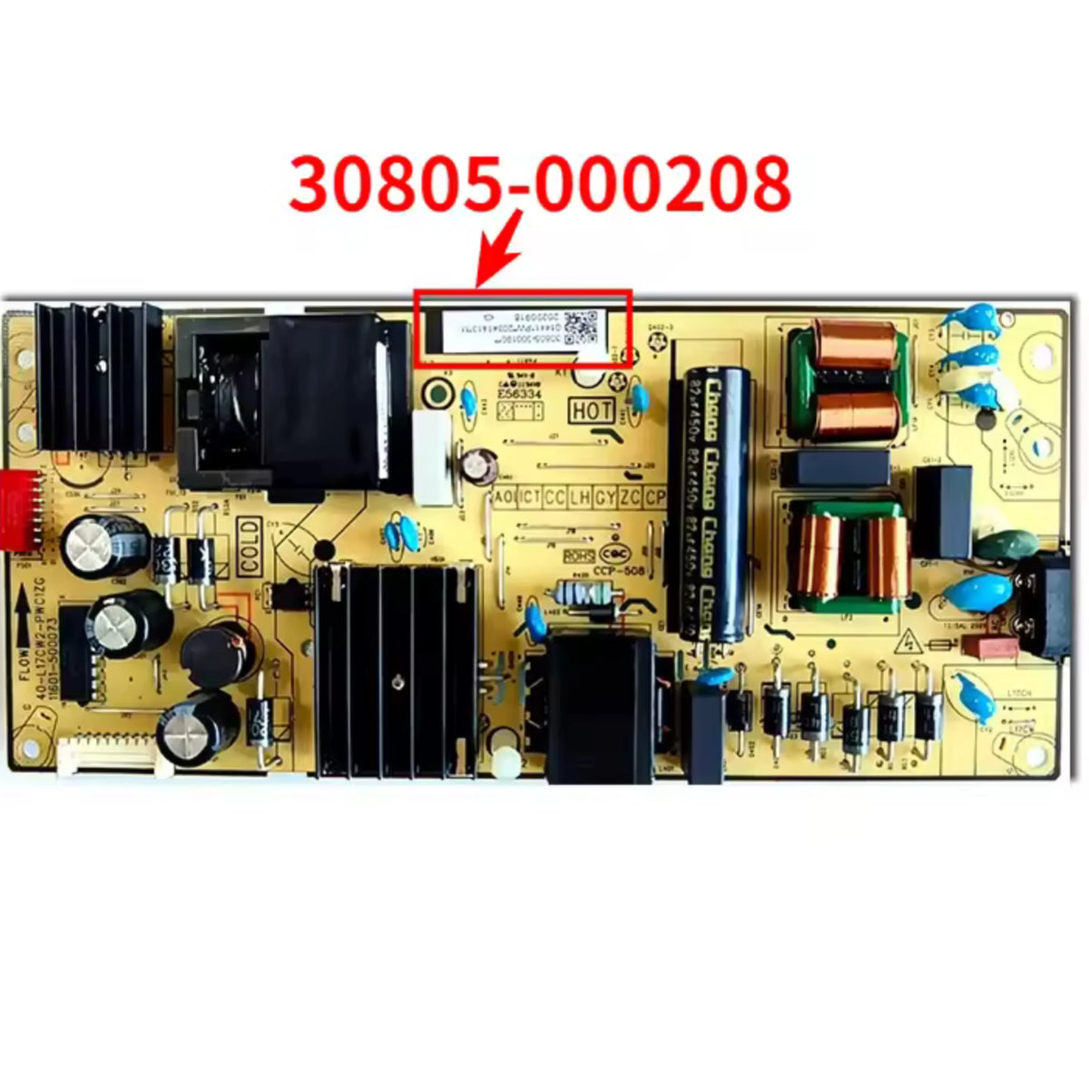 Original TCL 65V8E TV Power Board 40-L17CW2-PWC1ZG 11601-500