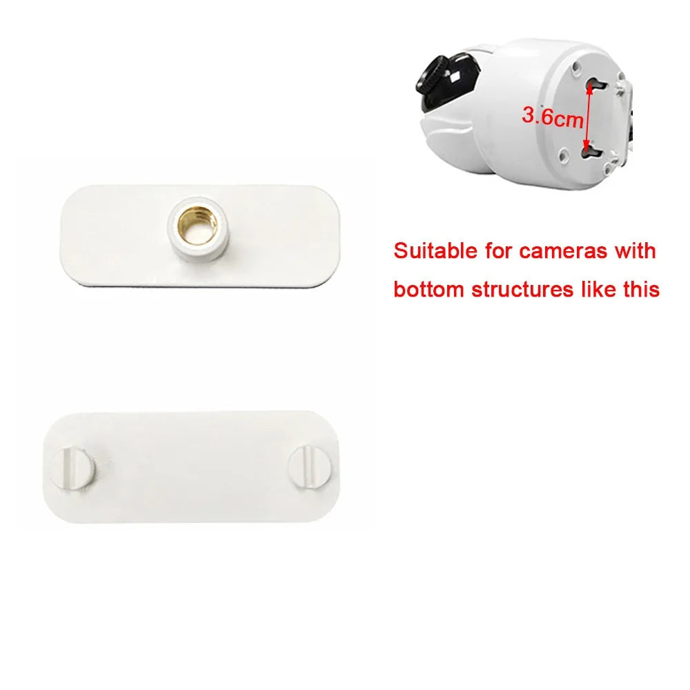 With 1/4 Screw 360 Rotation Mini Camera Holder No Punching Adjustable Monitor Bed Bracket Clip Fixation Camera PTZ Stand