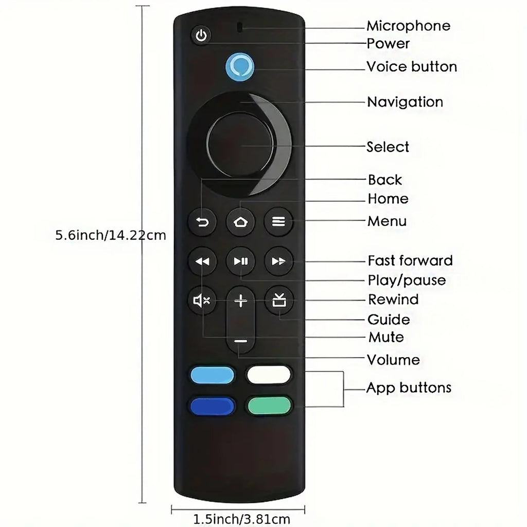 Voice-Controlled Remote Replacement for Amazon Fire TV Stick