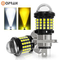 Oprah H4 LED H6 BA20D Motorcycle Headlight Bulb CSP Projecto