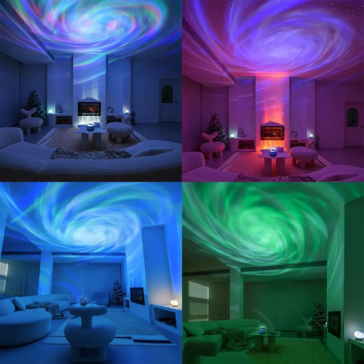 Galaxy Projector RGB Star Projector USB Powered Remote Contr