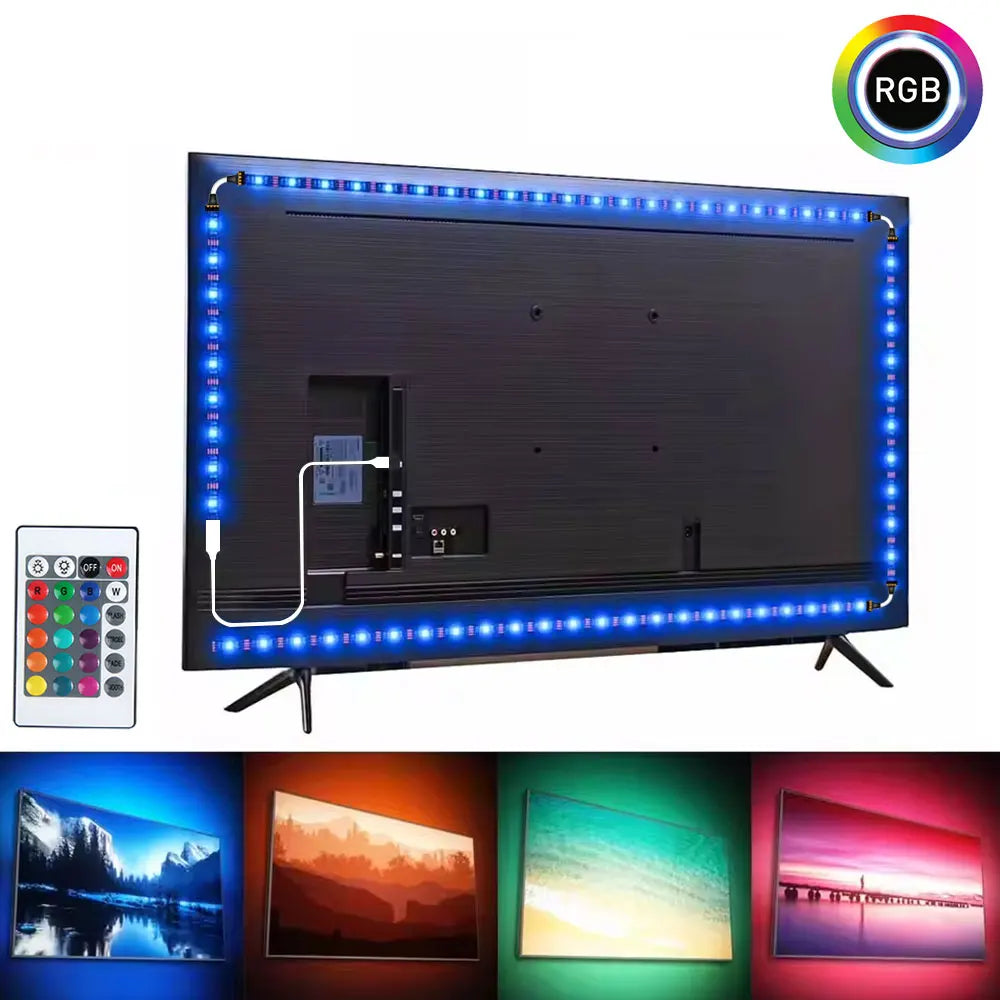 LED Strip Lights RGB 5V TV Led Backlight Strip 30Leds/M Led 
