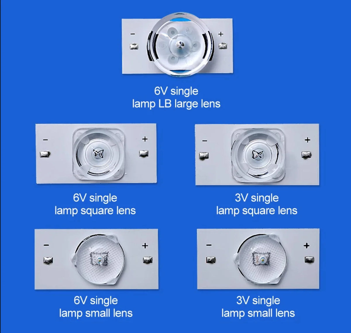 10/30/50/100PCS 3V 6V LED Light Emitting Diode SMD LB Light 