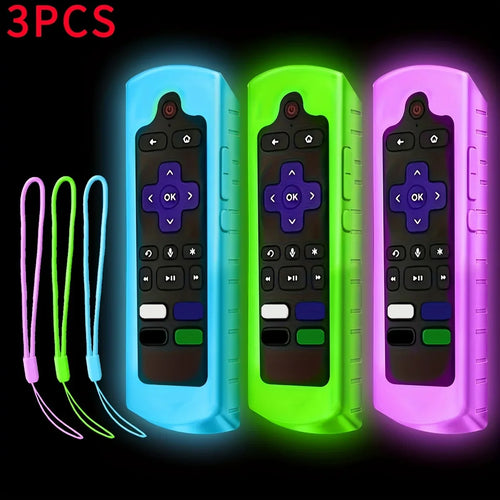 1/2/3 piece of luminous silicone universal remote control se