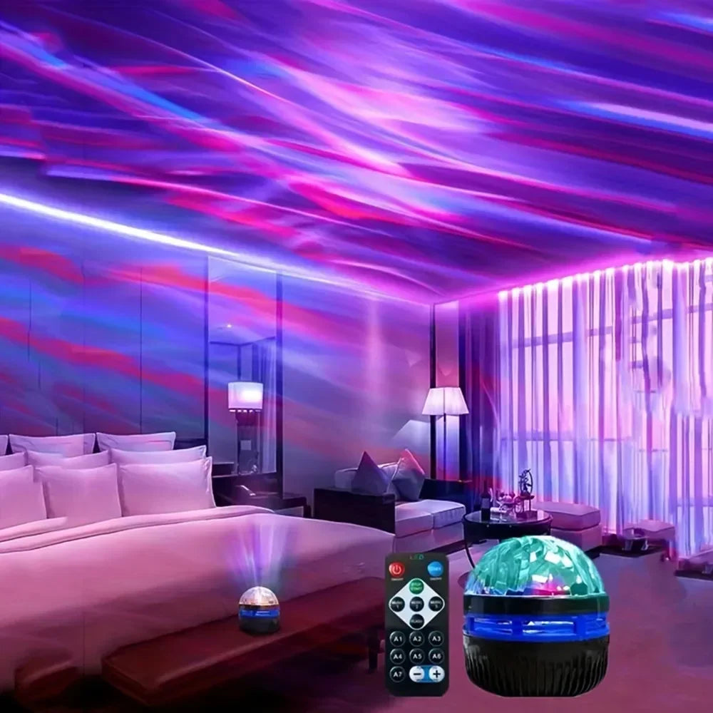 Galaxy Starry Sky Projector Light USB Remote Control Rotatin