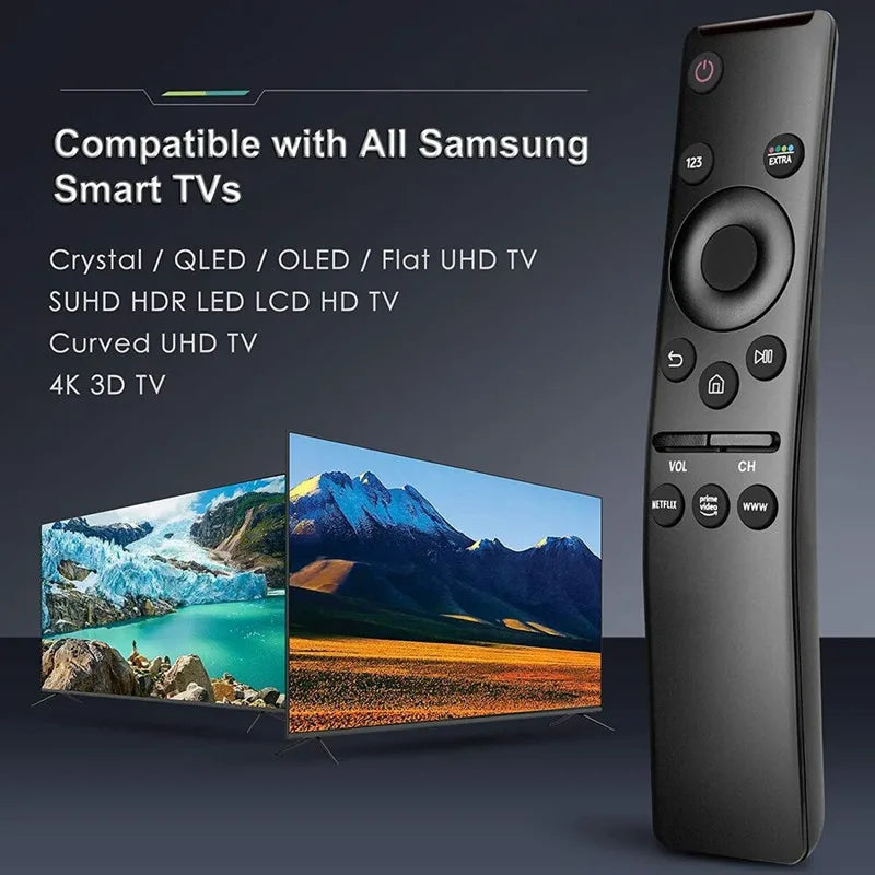 Smart Remote Control Replacement For Samsung HD 4K Smart TV 