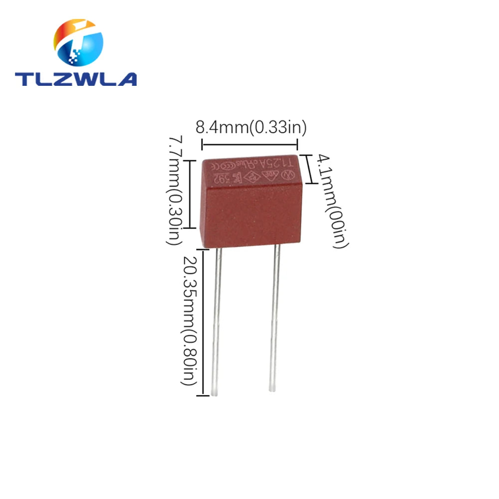 10PCS Fuse 2A 1A 3.15A 4A 5A 6.3A 250V 392 Square Plastic Fu