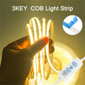 Dimmable COB LED Strip Light 5V USB Flexible Diode Tape With